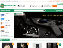 Tablet Screenshot of mualaban.vn